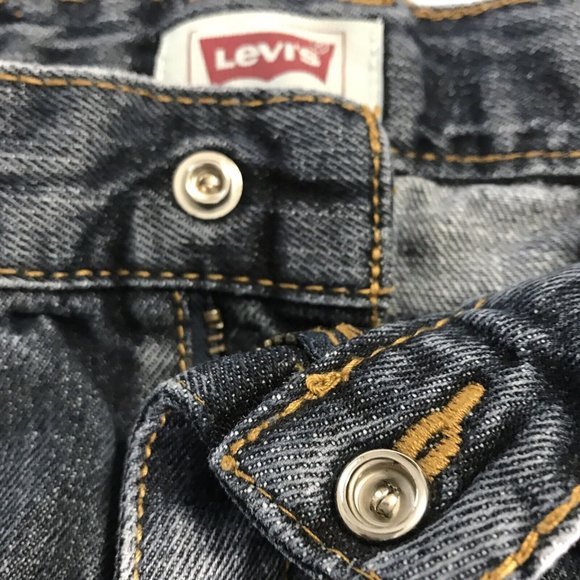 Levi Strauss Classic Red Label Shorts Youth Size 5 Reg Faux Button Pocket Design - Picture 11 of 12